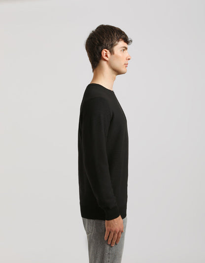 Maglia girocollo in viscosa