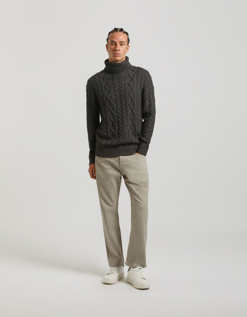 Pantaloni cinque tasche 100% cotone
