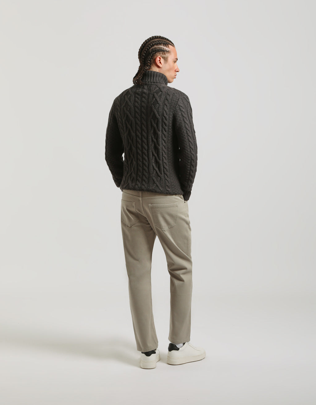 Pantaloni cinque tasche 100% cotone