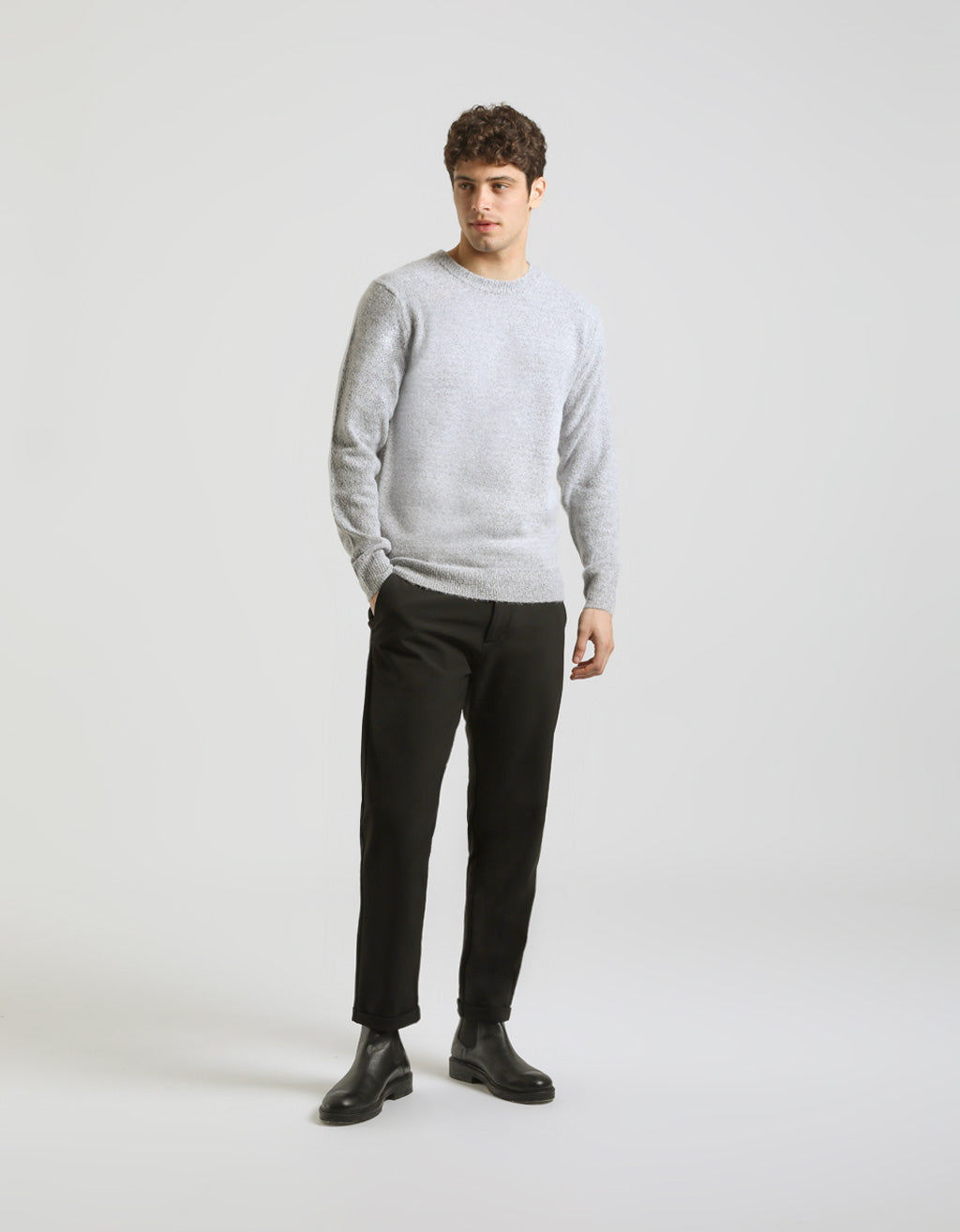 Pantaloni chino in tessuto tecnico