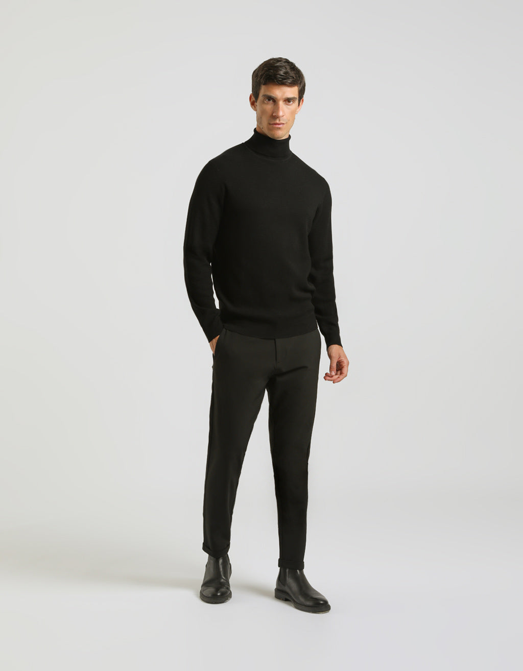 Pantaloni chino in tessuto tecnico