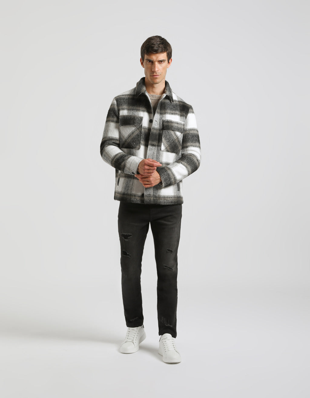 Giacca camicia a quadri