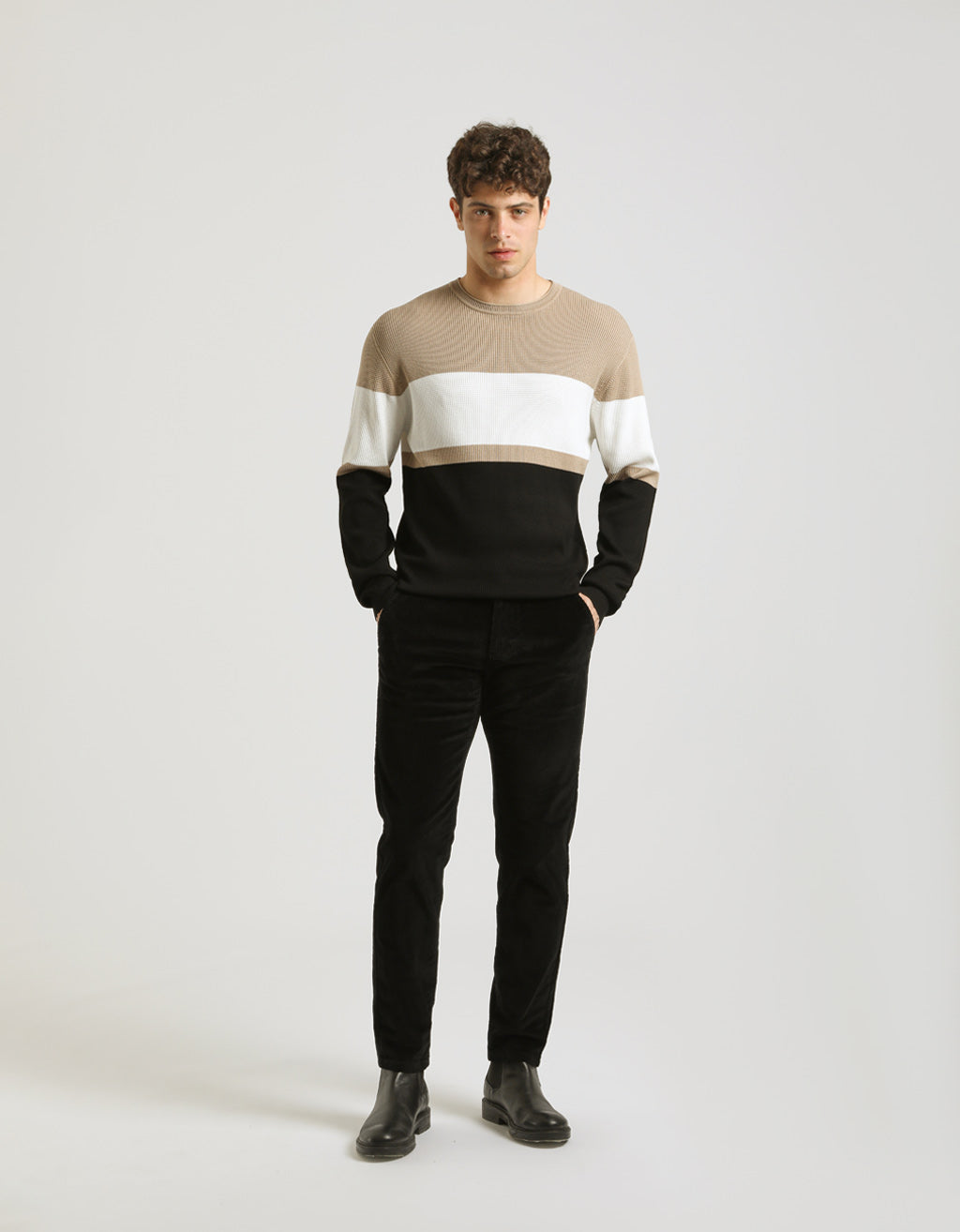 Pantaloni chino di velluto