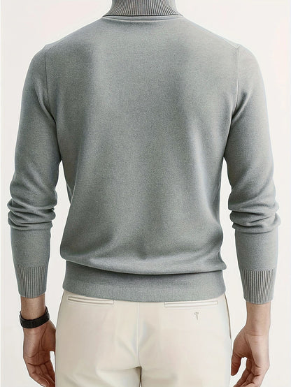 Maglione Collo Alto Casual e Caldo